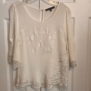 Brixon Ivy Diaz Crochet Detail Stitch Fix Top.